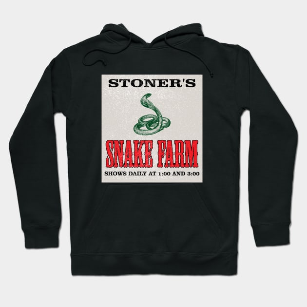 Stoner's Snake Farm (weathered variant) Hoodie by GloopTrekker